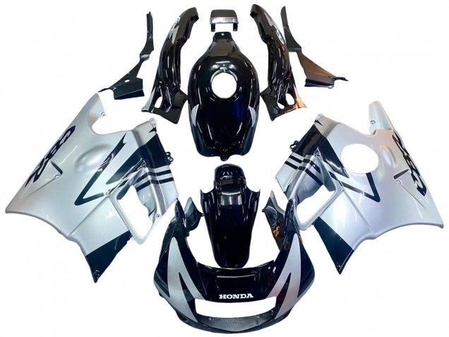 1991-1994 Honda CBR600 F2 Motorcycle Fairings - Silver Glossy Black Canada Websites