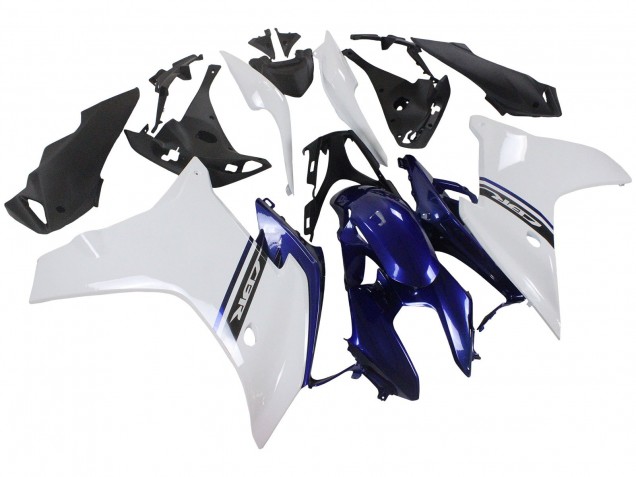 2011-2013 Honda CBR600F Motorcycle Fairings - White Blue Canada Websites