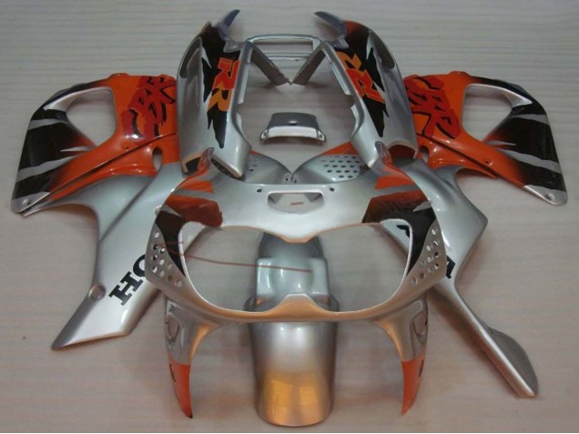 1992-1993 Honda CBR900RR 893 Motorcycle Fairings - Silver Orange Glossy Black Canada Websites