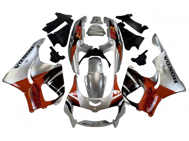 1996-1997 Honda CBR900RR 893 Motorcycle Fairings - Silver Red Glossy Black Canada Websites
