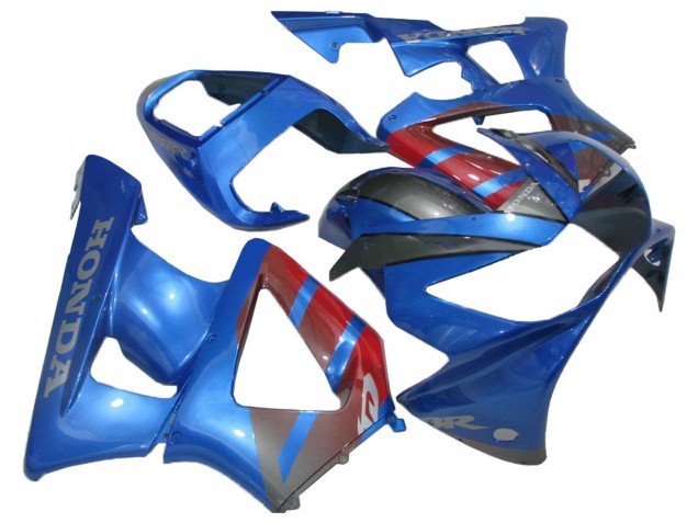 2000-2001 Honda CBR900RR 929 Motorcycle Fairings - Blue Red Glossy Black Canada Websites