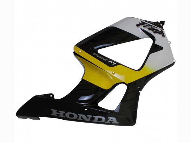 2000-2001 Honda CBR900RR 929 Motorcycle Fairings - White Yellow Glossy Black Canada Websites