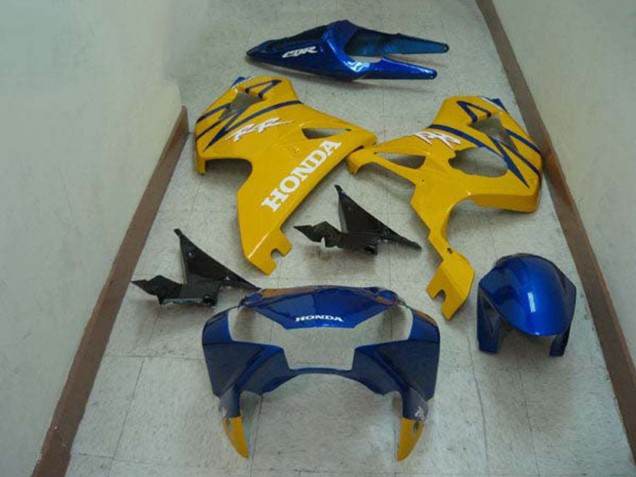 2002-2003 Honda CBR900RR 954 Motorcycle Fairings - Blue Yellow Canada Websites