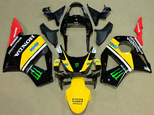 2002-2003 Honda CBR900RR 954 Motorcycle Fairings - Glossy Black Yellow Red Green Monster Canada Websites