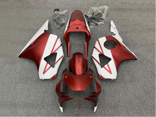 2002-2003 Honda CBR900RR 954 Motorcycle Fairings - White Red Canada Websites