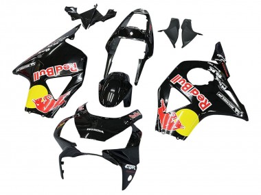 2002-2003 Honda CBR900RR 954 Motorcycle Fairings - Glossy Black Yellow Red Bull Michelin Canada Websites