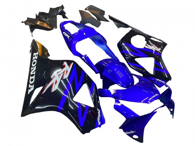 2002-2003 Honda CBR900RR 954 Motorcycle Fairing Kits - Blue Glossy Black Canada Websites
