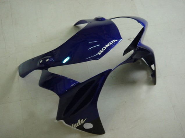 2002-2003 Honda CBR900RR 954 Motorcycle Fairing Kits - Blue Glossy Black Canada Websites