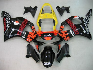 2002-2003 Honda CBR900RR 954 Motorcycle Fairing - Yellow Red Glossy Black Repsol Rossi Canada Websites