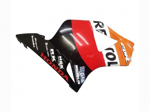2002-2003 Honda CBR900RR 954 Motorcycle Fairing Kits - Orange White Red Glossy Black Repsol Canada Websites