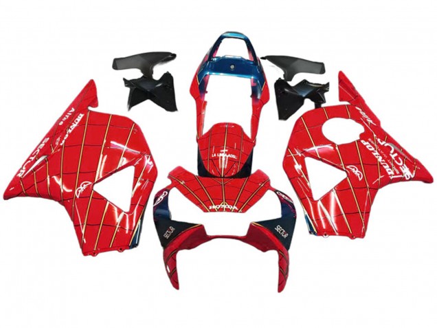 2002-2003 Honda CBR900RR 954 Motorcycle Fairings - Red Dark Blue Dunlop Canada Websites