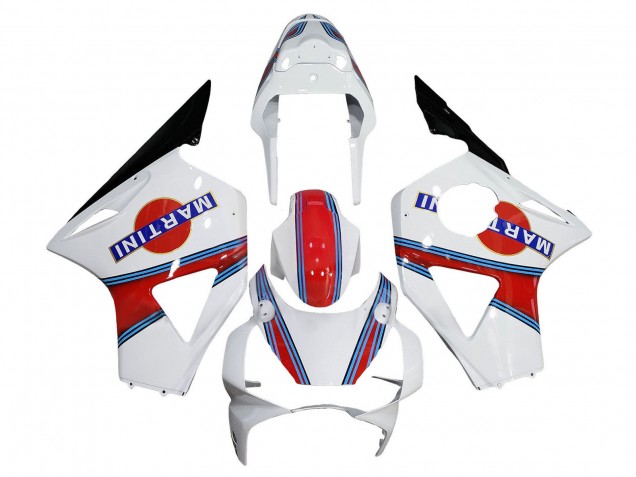 2002-2003 Honda CBR900RR 954 Motorcycle Fairings - White Red Blue Glossy Black Martini Canada Websites