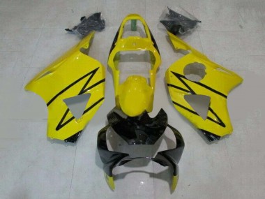 2002-2003 Honda CBR900RR 954 Motorcycle Fairings - Yellow Glossy Black Canada Websites