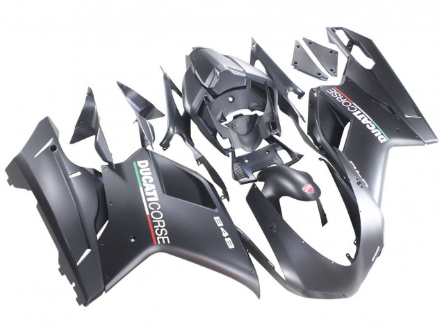 2007-2014 Ducati 848 Motorcycle Fairings - Matte Grey Canada Websites