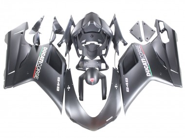 2007-2014 Ducati 848 Motorcycle Fairings - Matte Grey Canada Websites