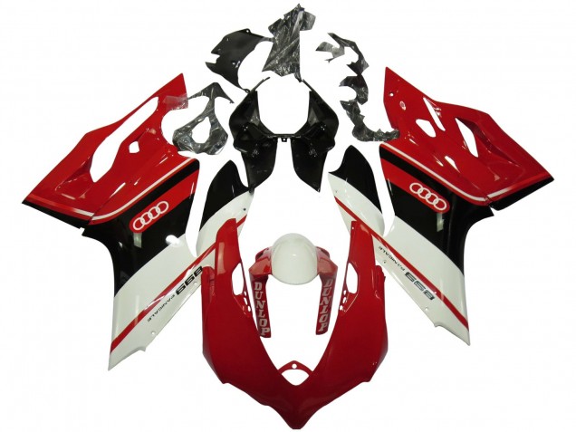 2011-2014 Ducati Panigale 899 Motorcycle Fairings - White Red Glossy Black Dunlop Canada Websites