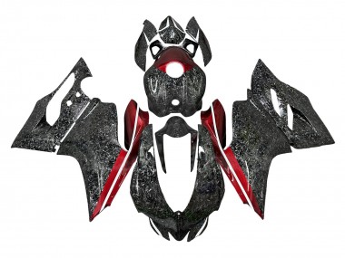 2011-2014 Ducati Panigale 899/1199 Motorcycle Fairings - Black Forged Carbon Fiber Style Red Canada Websites