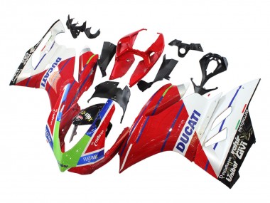 2011-2014 Ducati Panigale 899/1199 Motorcycle Fairings - White Red Green Blue Glossy Black Flex-Box Canada Websites