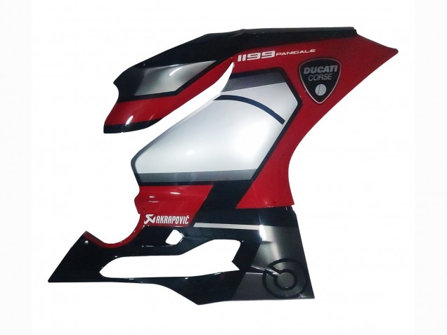 2011-2014 Ducati 1199 Motorcycle Fairings - Red Silver Black Canada Websites