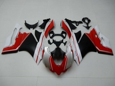 2011-2014 Ducati 1199 Motorcycle Fairings - White Red Matte Black Canada Websites