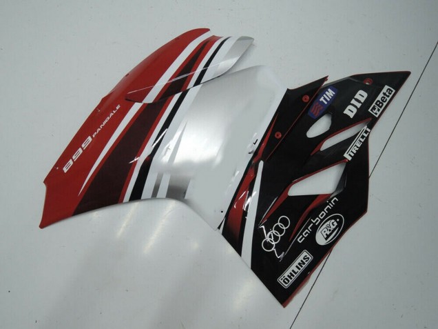 2011-2014 Ducati Panigale 899 Motorcycle Fairing - White Red Glossy Black Canada Websites