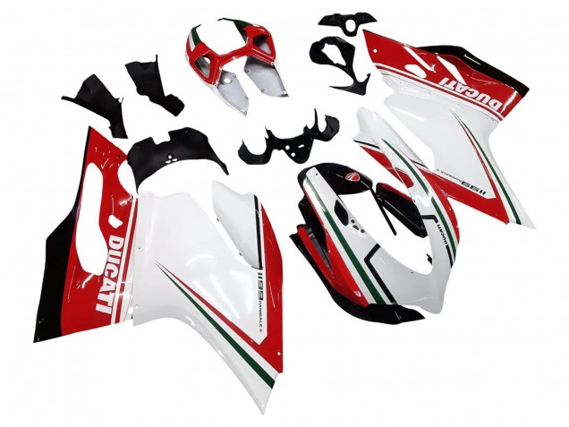 2011-2014 Ducati 1199 Motorcycle Fairings - White Red Green Glossy Black Canada Websites