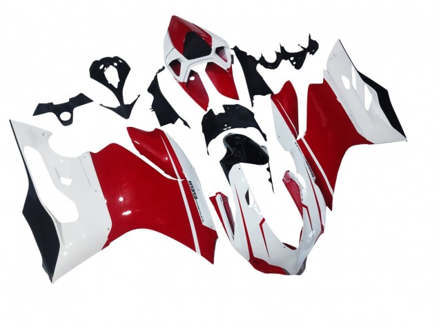 2011-2014 Ducati 1199 Motorcycle Fairings - White Red Glossy Black Canada Websites