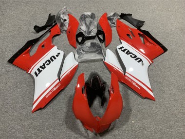 2011-2014 Ducati 1199 Motorcycle Fairings - Red White Glossy Black Canada Websites