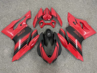 2003-2004 Ducati 999 Motorcycle Fairings - Red Glossy Black Corse Canada Websites