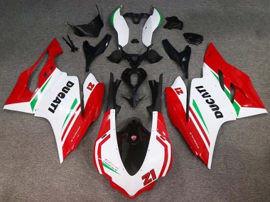2015-2020 Ducati 959/1299 Motorcycle Fairings - White Red Green Glossy Black 21 Canada Websites