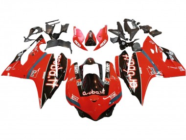 2015-2020 Ducati 959/1299 Motorcycle Fairings - Red Glossy Black Fiamm Canada Websites