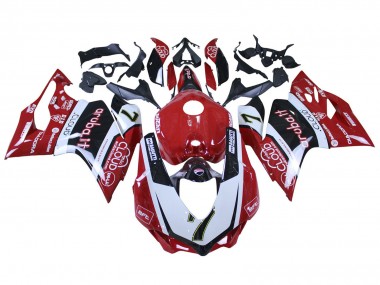 2015-2020 Ducati 959/1299 Motorcycle Fairings - White Red Black Aruba 7 Canada Websites