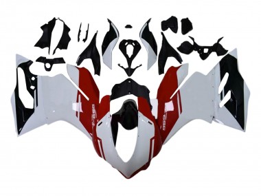 2015-2020 Ducati 959 Motorcycle Fairings Kits - White Red Glossy Black Canada Websites