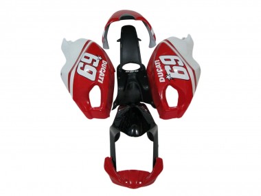 2008-2012 Ducati Monster 696 796 1100 1100S Motorcycle Fairings - White Red Glossy Black 69 Canada Websites