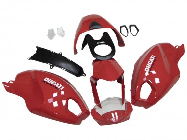 2008-2012 Ducati Monster 696 796 1100 1100S Motorcycle Fairings - Red White Canada Websites