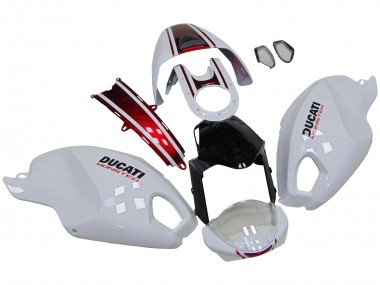 2008-2012 Ducati Monster 696 796 1100 1100S Motorcycle Fairings - White Red Glossy Black Canada Websites