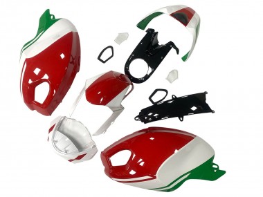 2008-2012 Ducati Monster 696 796 1100 1100S Motorcycle Fairing - White Red Green Canada Websites