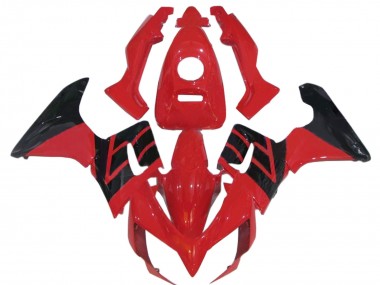 2002-2006 Honda CBR125R Motorcycle Fairings - Red Glossy Black Stripe Canada Websites