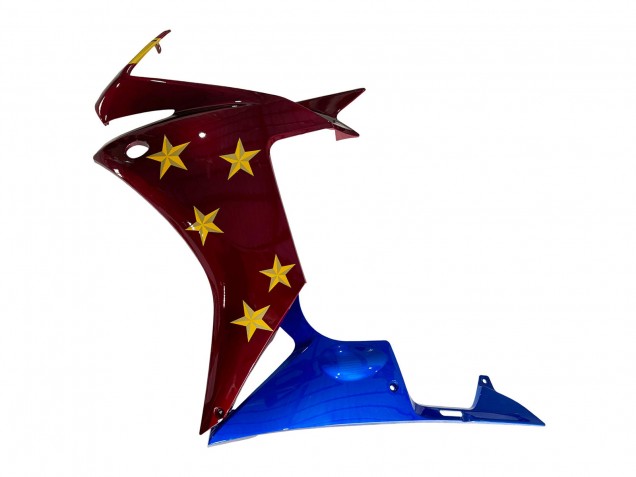 2013-2015 Honda CBR500R Motorcycle Fairings - Red Blue Yellow Star Canada Websites
