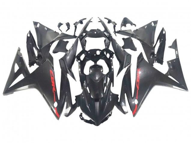 2016-2018 Honda CBR500R Motorcycle Fairings - Black Carbon Fiber Red Canada Websites