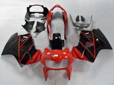 1998-2001 Honda VFR 800 Motorcycle Fairings - Red Glossy Black Stripe Canada Websites