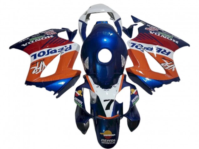 2002-2013 Honda VFR 800 Motorcycle Fairings - White Orange Blue Repsol Canada Websites