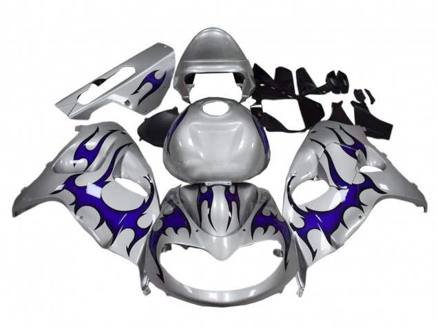 1998-2003 Suzuki TL1000R Motorcycle Fairings - Silver Blue Canada Websites