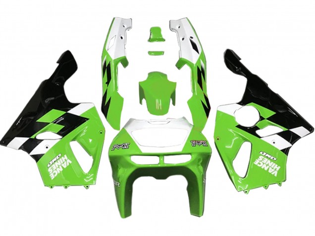 1996-2003 Kawasaki ZX7R Motorcycle Fairings - White Green Glossy Black Canada Websites