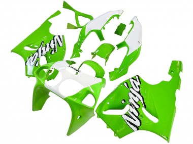 1996-2003 Kawasaki ZX7R Motorcycle Fairings - White Green Canada Websites
