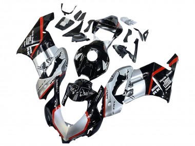 2004-2005 Honda CBR1000RR Motorcycle Fairings - Silver Glossy Black Red Stripe Canada Websites