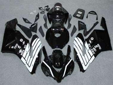 2004-2005 Honda CBR1000RR Motorcycle Fairings - Glossy Black White Canada Websites