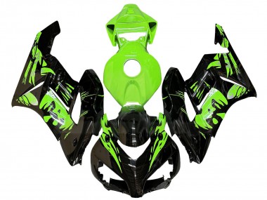 2004-2005 Honda CBR1000RR Motorcycle Fairings - Green Glossy Black Canada Websites
