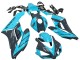 2004-2005 Honda CBR1000RR Motorcycle Fairings - Light Blue Glossy Black Canada Websites