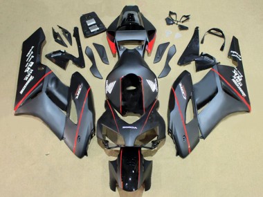 2004-2005 Honda CBR1000RR Motorcycle Fairings - Glossy Black Glossy Grey Red Stripe Canada Websites